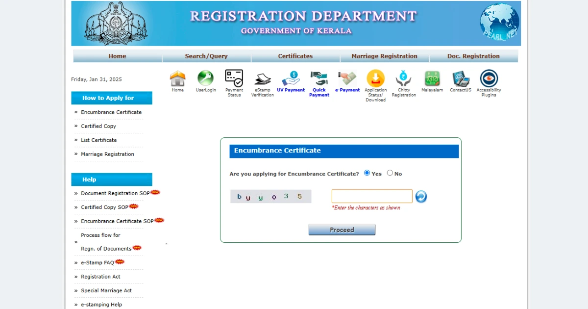  Pearl Registration Kerala